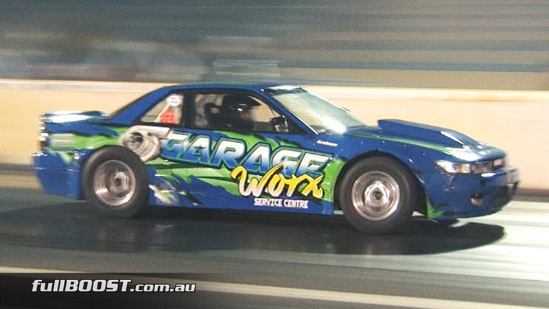 9 second drift car Nissan Silvia by Garage Worx fullBOOST